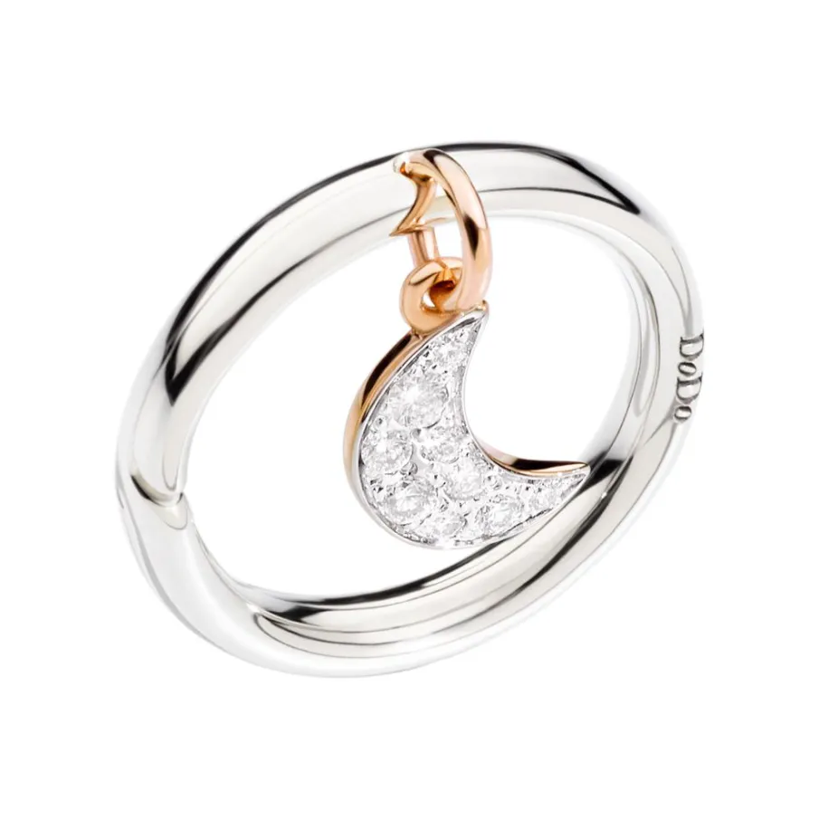 DODO ANILLO BRISÉ CON ORIFICIO PARA COLGANTE