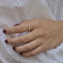 GOLD & ROSES ANILLO JARDIN DE AIRE DIAMANTES