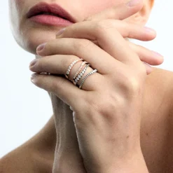 GOLD & ROSES ANILLO SASA 2 RAILS