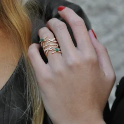 GOLD & ROSES ANILLO TREPADOR JARDIN DE AIRE