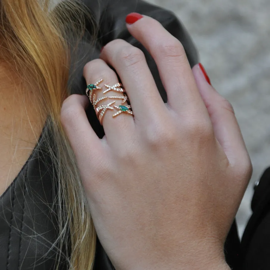 GOLD & ROSES ANILLO TREPADOR JARDIN DE AIRE