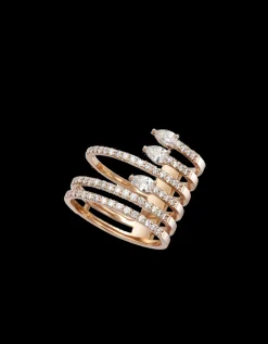GOLD & ROSES ANILLO TRIPLE SATELITE DE SAUDADE