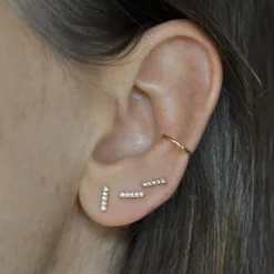 GOLD & ROSES EASY PIERCING LINE