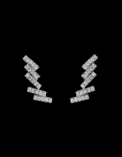 GOLD & ROSES PENDIENTES CRAWLER SKYLINE