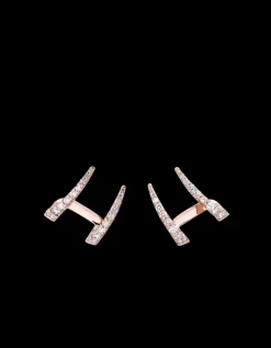 GOLD & ROSES PENDIENTES JARDIN DE AIRE DIAMANTES