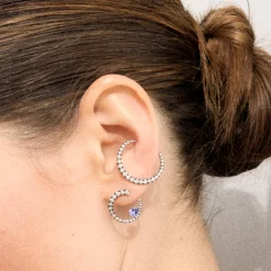 GOLD & ROSES PENDIENTES SASA M TANZANITAS