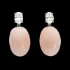 MISUI PENDIENTES CLEAR PINK