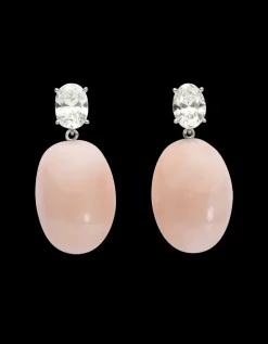 MISUI PENDIENTES CLEAR PINK