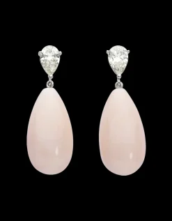 MISUI PENDIENTES CLEAR PINK