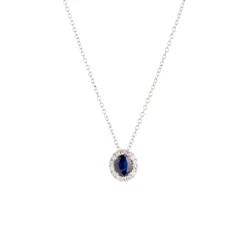UNION SUIZA COLGANTE ZAFIRO Y DIAMANTES